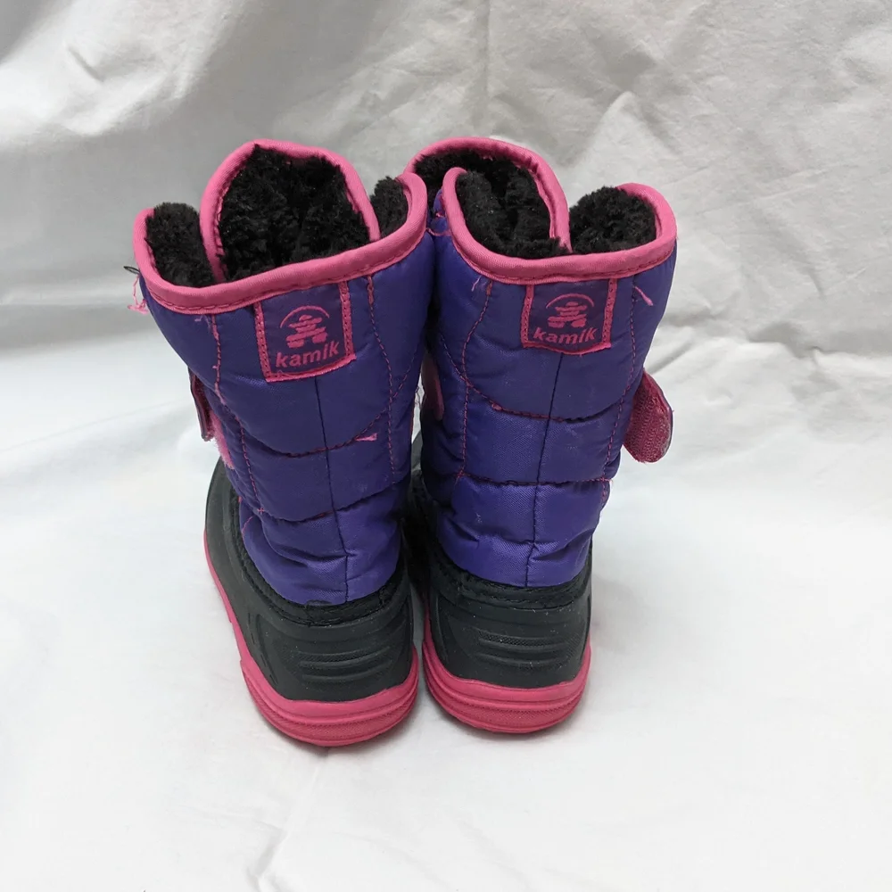 Kamik Girls Snowbug 3 Insulated Snow Boot Size 13
